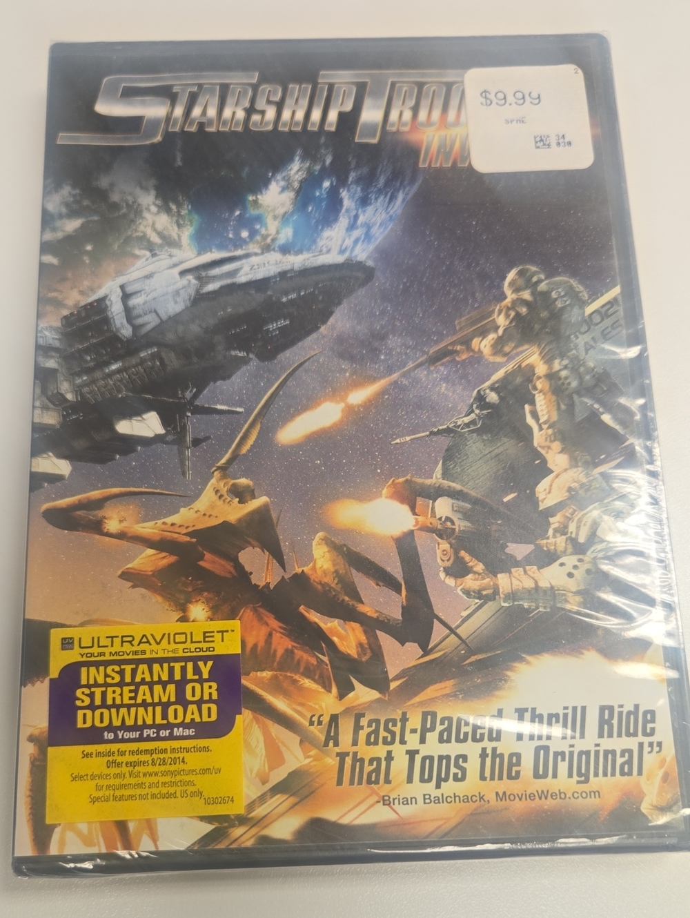 New!! Starship Troopers DVD - Sci‑Fi Action (Blue, Black, Orange)